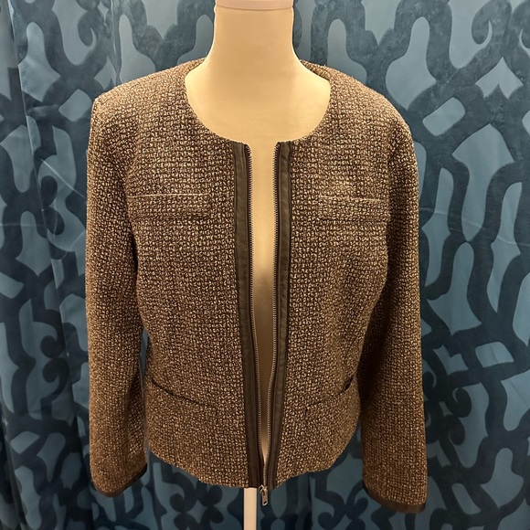 Brown Tweed Blazer - Picture 2 of 7